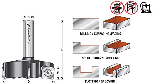 Image of Amana Tool - Aluminum Face Milling W Radius (RC-3400), Industrial Grade