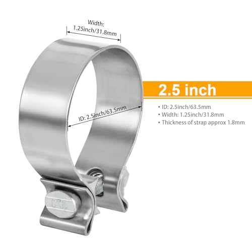 Tirol 2.5 EXHAUST CLAMP Inch Exhaust Clamp thumb #1
