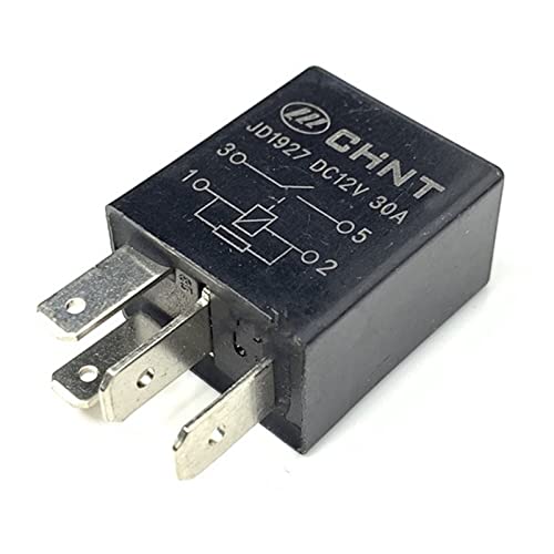 Relais JD1927 DC12V 30A 4PIN haute conductivité avec contacts en alliage d'argent