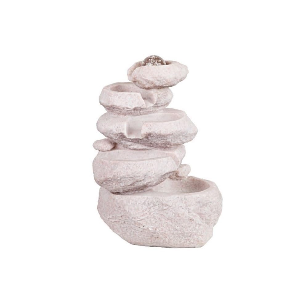 Fontaine d'intérieur en cascade pour table et méditation
