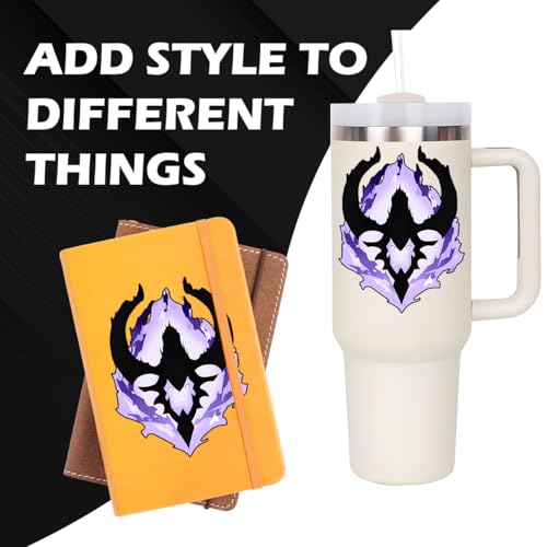 Image of Solo Leveling Peeker Anime Manga Decal Water Resistant Sticker Indoor Use Ideal for Laptop Window (Airon)