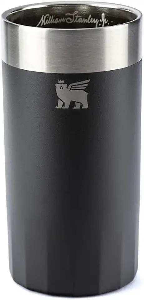 Stanley - Copo prismático isolado para cocktails, antiderrapante, para bebidas quentes ou frias, 381 m, Foundry Black