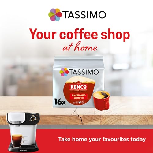 Tassimo Kenco Americano Smooth Coffee Pods x16 (Pack of 5, Total 80 Drinks)