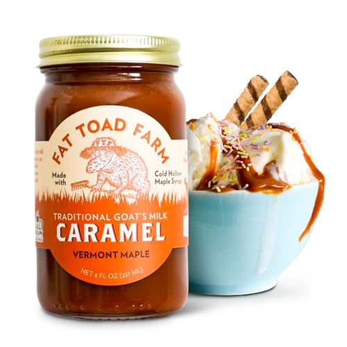 Fat Toad Farm Vermont Maple Goat's Milk Caramel Sauce, 8 fl oz