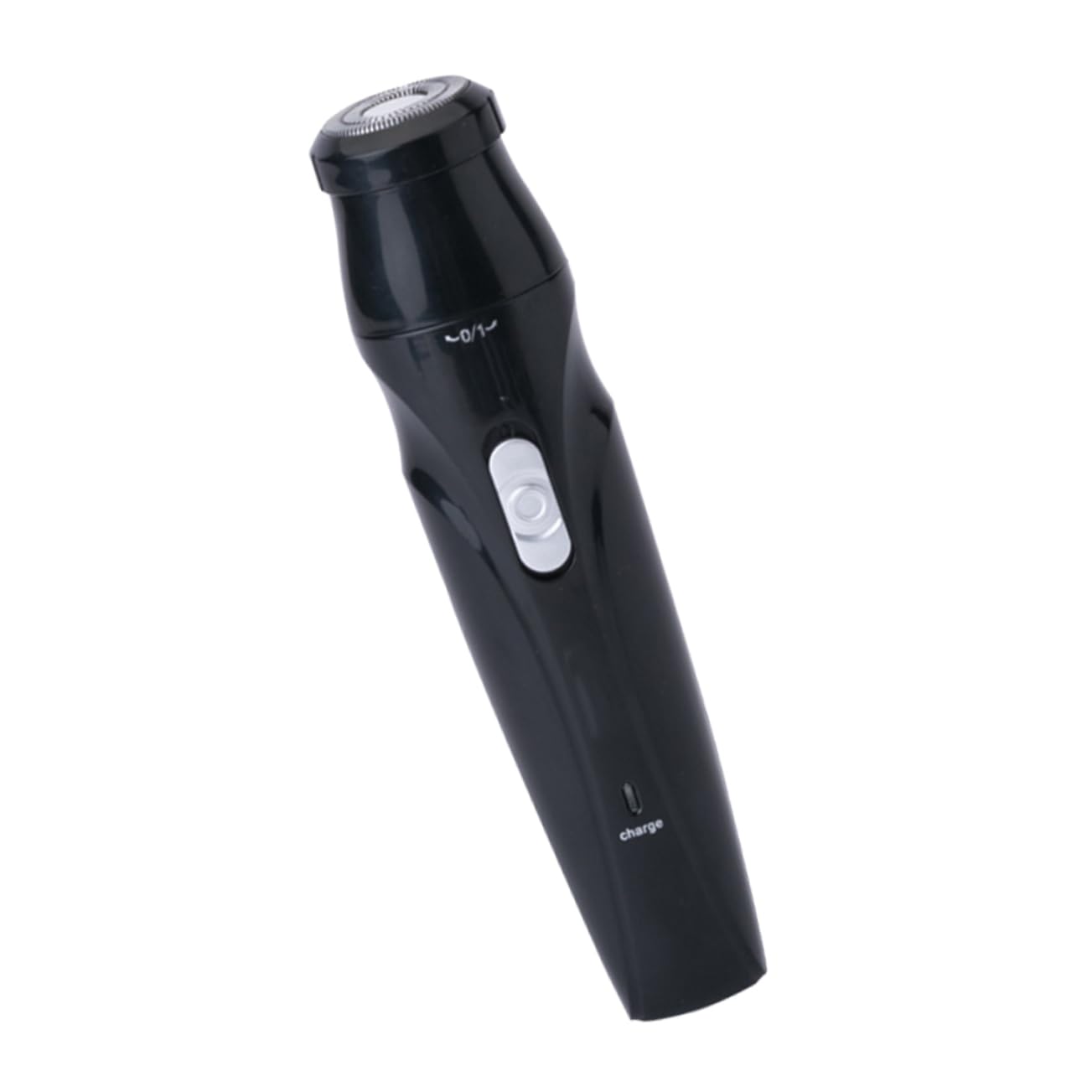 WOFASHPURET 1Pc Multi Functional Nose Hair Trimmer and Beard Shaver Kit Compact USB Rechargeable Electric Grooming Tool for Men Efficient Nose Hair Cleaner and Mini Nail Clipper Black