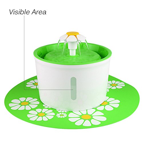 Fuente de Agua Automática para Gatos 1.6 L Verde miniatura 4