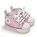DEBAIJIA Bebé Primeros Pasos Zapatos 0-6M Niños Suave Suela Antideslizante Ligero Slip-on Zapatillas 17 EU Rosa (Tamaño Etiqueta-1)
