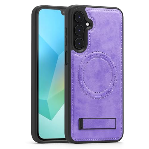 Image of Lunivop for Samsung Galaxy A16 5G Phone Case 6.7 inch PU Leather Light Purple