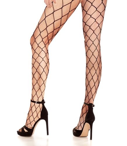 Image of Violet Mist 2 Pack Womens High Waist Fishnet Tights Large Net Fishnets Stockings Colorful Sexy Hollow Out Pantyhose