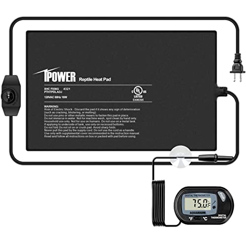 iPower 8 x 12�C���` ঒��ރq�[�g�}�b�g ���x���߃R���g���[���[�m�u�t���A঒��ނƗ����ޗpLCD�f�W�^���������x�v�A�u���b�N