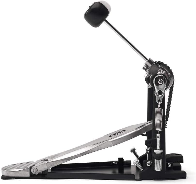 Gibraltar 6000 Series Double Chain Drive Bass Drum Pedal, with Fast Touch G Style Footboard, Steel Rock Plate, Adjustable Tension, Smooth Balanced Action, for Studio & Stage Performance (6711S)