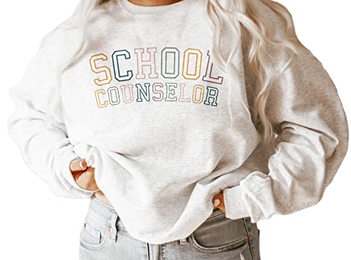 Retro School Counselor Sweater, Counselor Shirt, First Day Of School, Counseling Shirt, Guidance Counselor, Unisex Crewneck Sweatshirt4