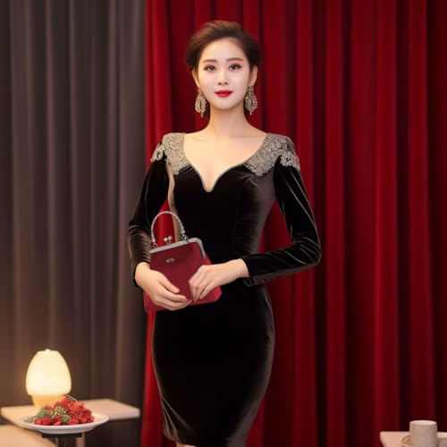 Image of Evening Bag Vintage Purse Kiss Lock Purses and Handbags for Women Formal