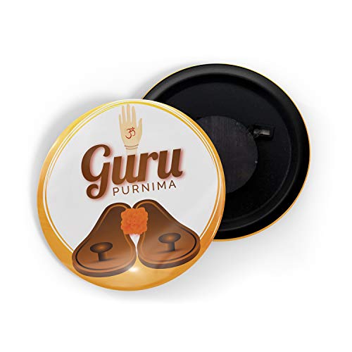 dhcrafts Fridge Magnet Multicolor Guru Purnima D1 Glossy Finish D...