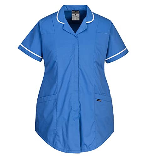 Tunique de maternité extensible femmes Portwest 3XL bleu pour le travail