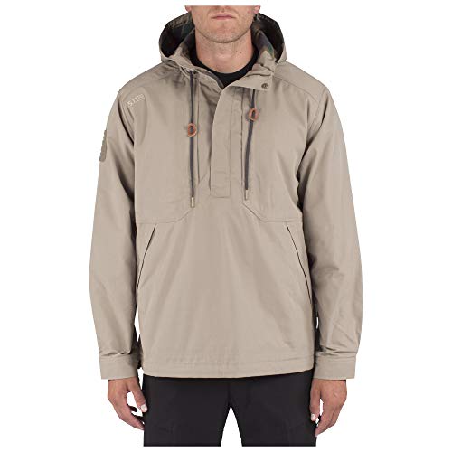 5.11 Men's Taclite Anorak Jacket, Stone, Large