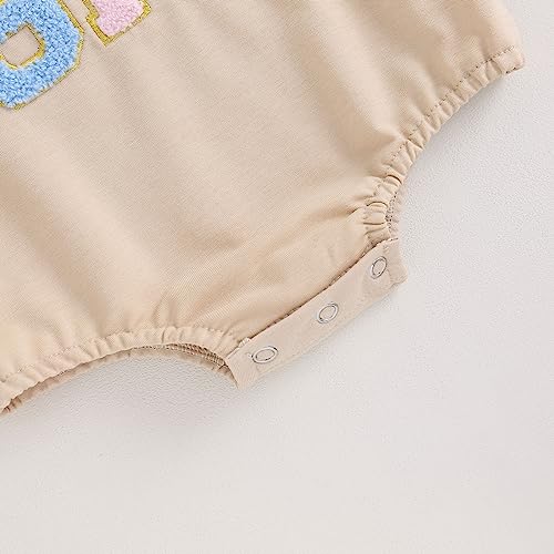 Himllauen Baby Mädchen Schwester Sweatshirt und Langarm Body Strampler Schwester Kleidung Oberteile für Baby-Mädchen (A Aprikose Lil SIS, 0-3 Months)