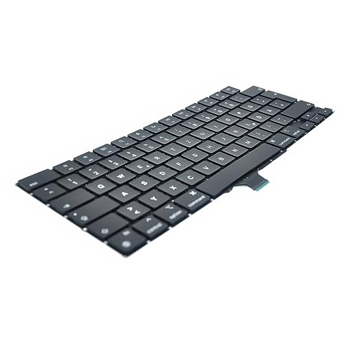 Pardarsey Zamienna niemiecka klawiatura QWERTZ, kompatybilna z MacBook Pro 14" A2442, 16" A2485 2021 rok klawiatury + śruby + śrubokręt