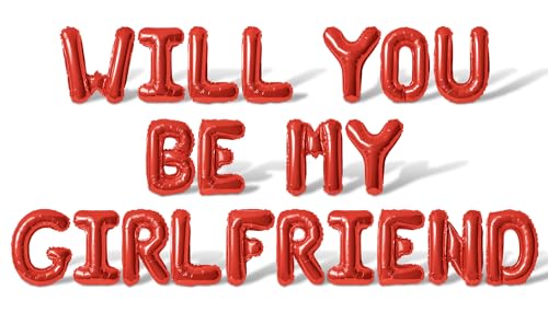 Letter Balloons - WILL YOU BE MY GIRLFRIEND 16