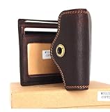 Men's Money Vintage Genuine Italian Leather Slim Wallet Coin Natural Pocket Purse Au Retro Style Bro