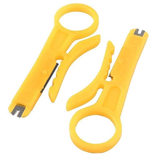 Sourcingmap - Pelacables de bolsillo (2 unidades, tamaño pequeño), diseño de cable de red telefónica Cover