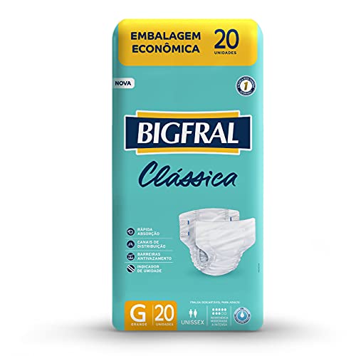 Fralda Bigfral Clássica, Bigfral, Grande