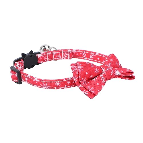 Collares para gatos con cascabel navideño que evitan enganches 2