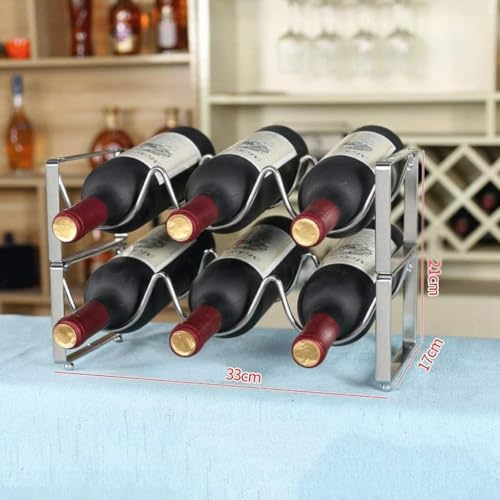 Soporte apilable para botellas de vino moderno miniatura 2