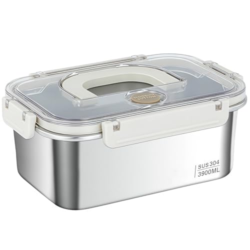 NUOMIE ٓ XeX ۑe e VRV[ Wt _h~  Ⓚ e {bNX 1700ML/2100ML/3200ML/3900ML ①ⓀΉ Lb`[ (3900ML(27.5*19*12.5cm)) [sA