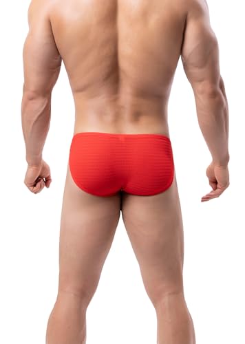 iKingsky Men's Lace Pouch Briefs Sexy Bulge Underwear Breathable Under Panties for Men2