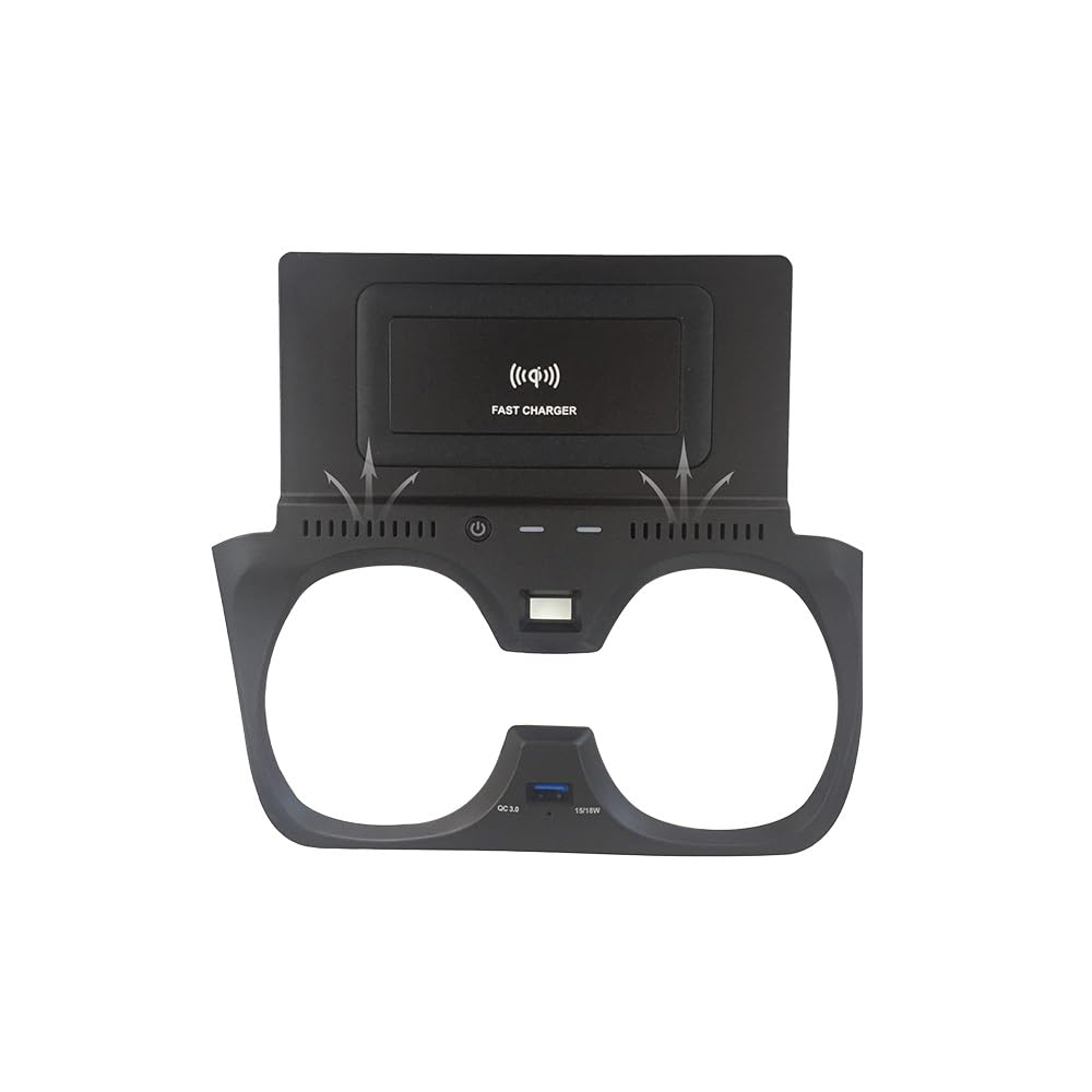 15W bezprzewodowa ładowarka samochodowa do ładowania Qc3 Port USB telefon 11 szybka podkładka ładująca, do, seria 3 G20 G28 325I 330I 2019 2020 Samochodowa płyta ładująca(For g20 g28)