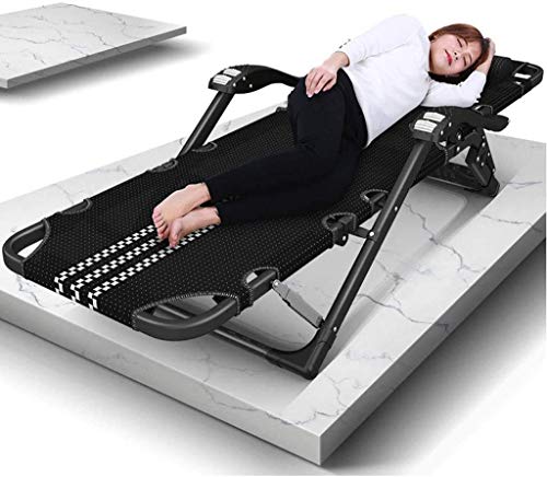 Transat de jardin multiposition avec couchage plat pour la sieste