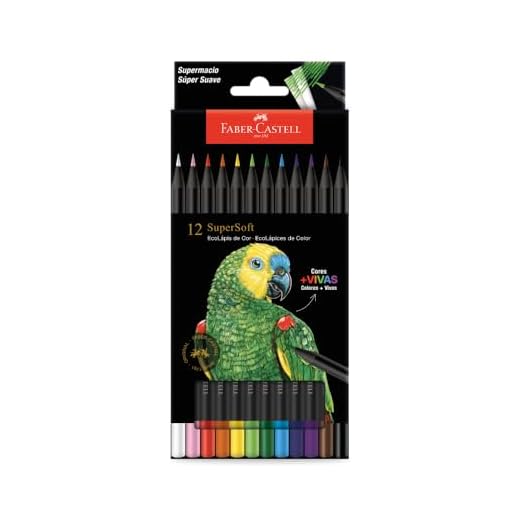 Lápis De Cor, Faber-Castell, Ecolápis Supersoft, 210710, 12 cores