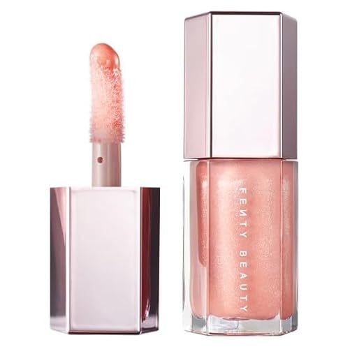 Fenty Beauty ORIGINAL | by Rihanna | Mini Gloss Bomb Universal Lip Luminizer - Gloss de labios con manteca de karité | 5.5 mililitros (Travel Size) | by BELLA (04 $WETT MOUTH, 5.50 ml (Travel Size))