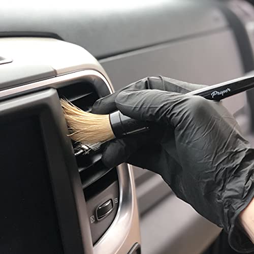 Proper Detailing Co. 101901 Professional Detailing Brush Set Ultra Soft Boars Hair Detailing Brushes 3 Pack thumb #4