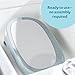 The First Years Sure Comfort Renewed Baby Bather - 50% Recycled Material Baby Bath Seat - Baby Bath Support for Infants - Newborn Bath Essentials Ages 0 to 5 Months