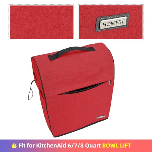 image for HOMEST Stand Mixer Dust Cover Compatible with KitchenAid 5/4.5 Quart B