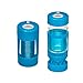 Barattolo portaoggetti Light-Up LED Barattoli di conservazione ermetici a prova di odore Barattolo di ingrandimento 8 volte, barattolo luminoso con macina, 110 ml, erbe fresche(Blu, With Grinder)