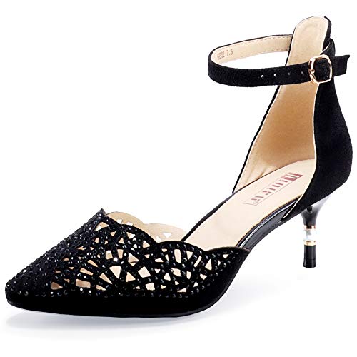 IDIFU Candice wedding rhinestone pumps