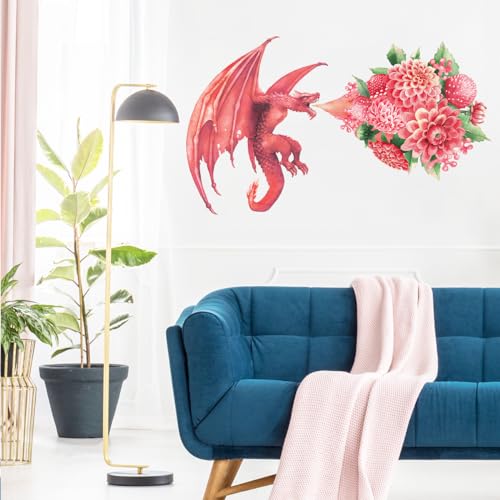 Vinilo Decorativo Dragón Grande 37x22 Pulgadas miniatura 4