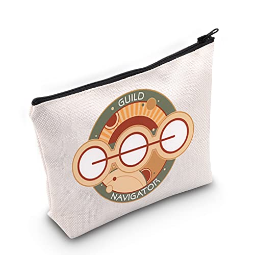 TOBGBE Dune Gift Dune Book Inspired Makeup Bag Dune Book Series Fans Gift Guild Navigator Cosmetic Bag (Guild Navigator)