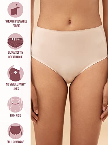 Image of NYKD No Visible Panty Line Bonded Hipster for Women - Seamless, Full Coverage, High Waist - NYP210
