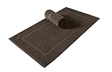Luxury Hotel and Spa 100% Turkish Cotton Banded Panel Bath Mat Set 900gsm! 20