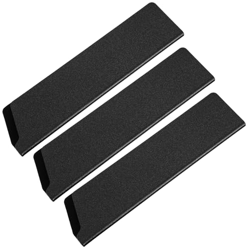 Xindojuz   3 fundas universales para cuchillos de cocina de ABS, forro de fieltro antiarañazos, protector de cuchillos de cocina para cuchillos de chef de 8 pulgadas, fundas protectoras de cuchillas