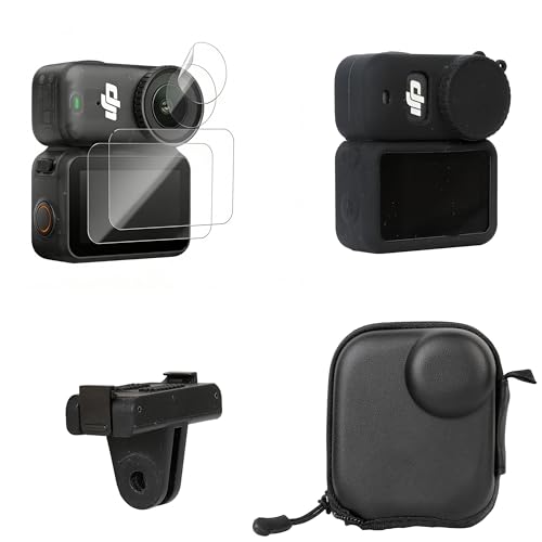 PellKing 9in1 DJI OSMO Nano�p�ی�L�b�g:�����Y�X�N���[���v���e�N�^�[&�|�[�^�u���P�[�X�o�b�O&�V���R���P�[�X&���C�N�C�b�N�����[�X�}�E���g�A�_�v�^�[�A�N�Z�T���[�t��