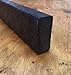 (2) 4' Black PermaBunk Boards - Marine Trailer Runners - 2x4 - HDPE - NO Rot