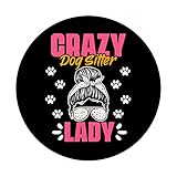 Zoom IMG-2 crazy dog lady divertente animale Zoom IMG-2 crazy dog lady divertente animale