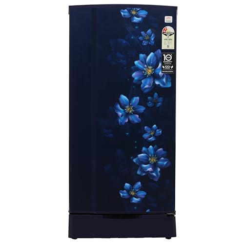 Godrej 180 L 2 Star| 5 Years Comprehensive Warranty | Toughened Glass Shelves | Single Door Refrigerator (2026 Model, RD EDGE 205BN TRF BR BL, Berry Blue)