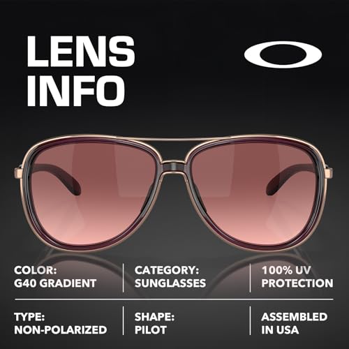 OAKLEY SPLIT TIME OO4129 Pilot Shape Sunglasses With Official Eyewear Kit4