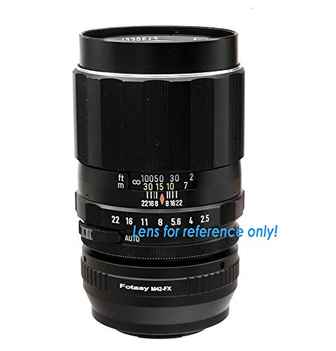 Adaptador Fotasy Ajustable M42 a Fuji X, Montura de Tornillo 42mm para Cámaras Fujifilm X-Mount miniatura 3